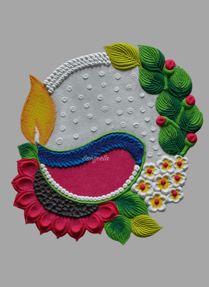 Fascinating Tribal Rangoli