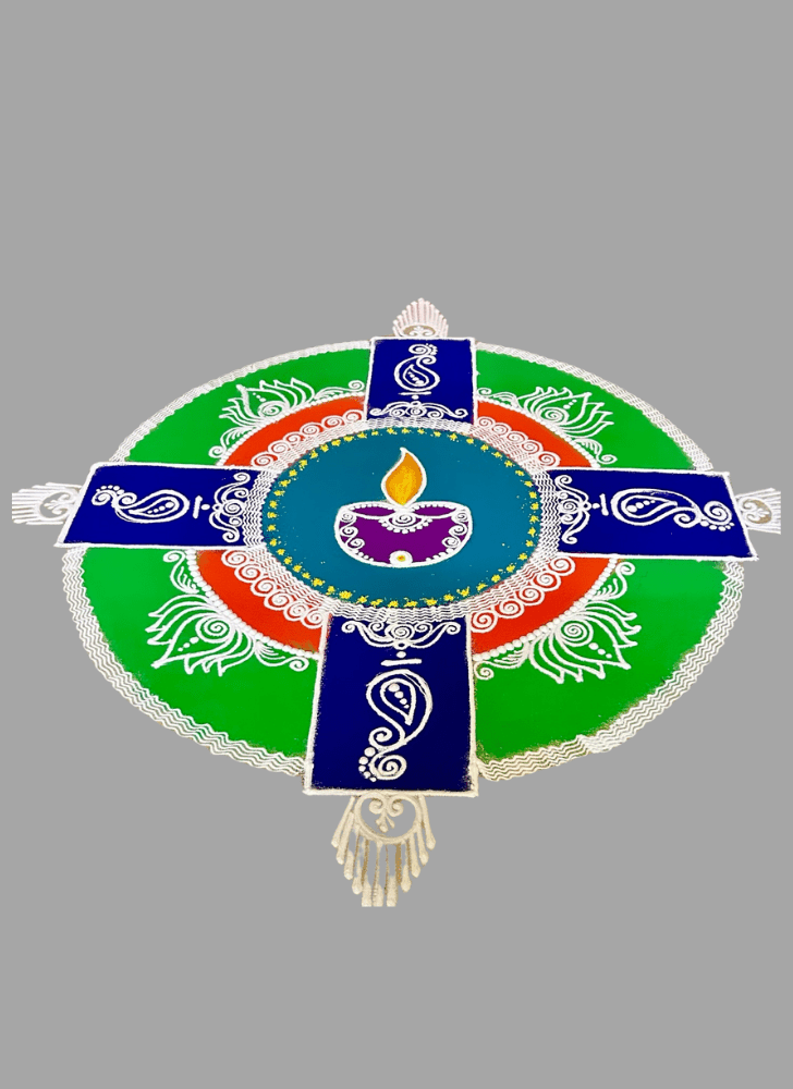 Gorgeous Tribal Rangoli