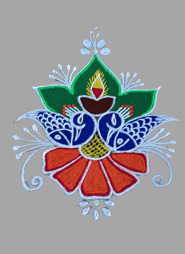 Magnetic Tribal Rangoli
