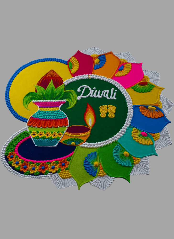 Magnificent Tribal Rangoli