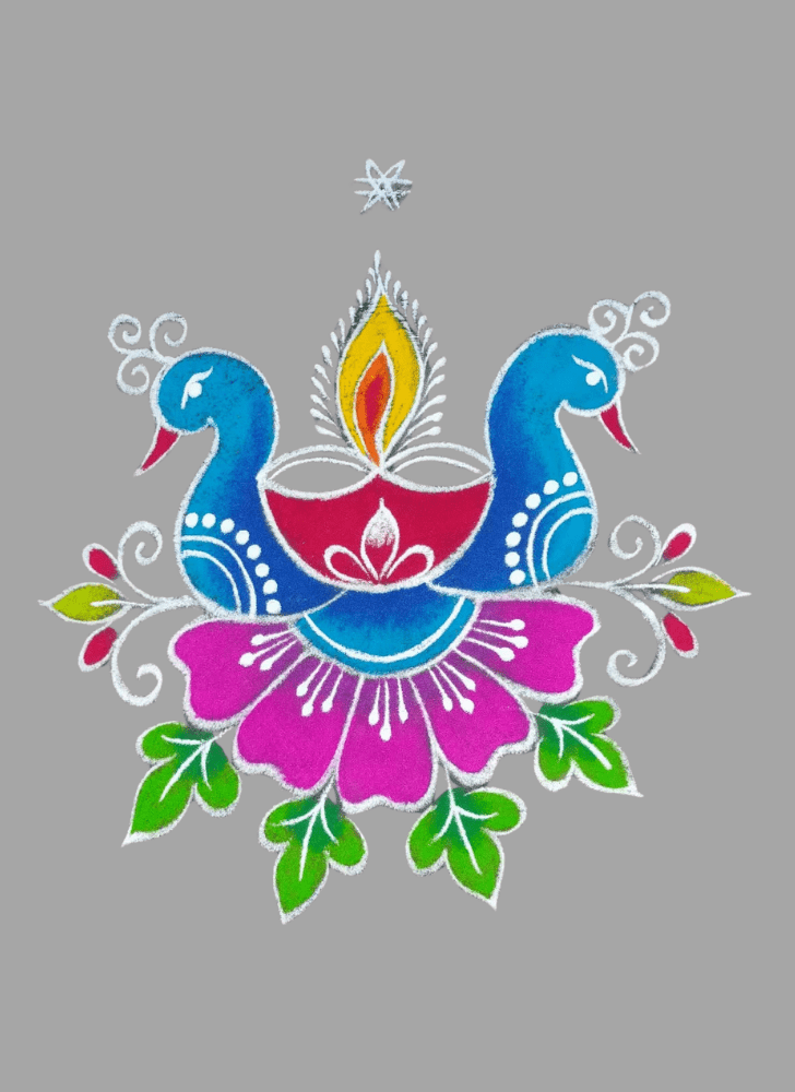 Pleasing Tribal Rangoli