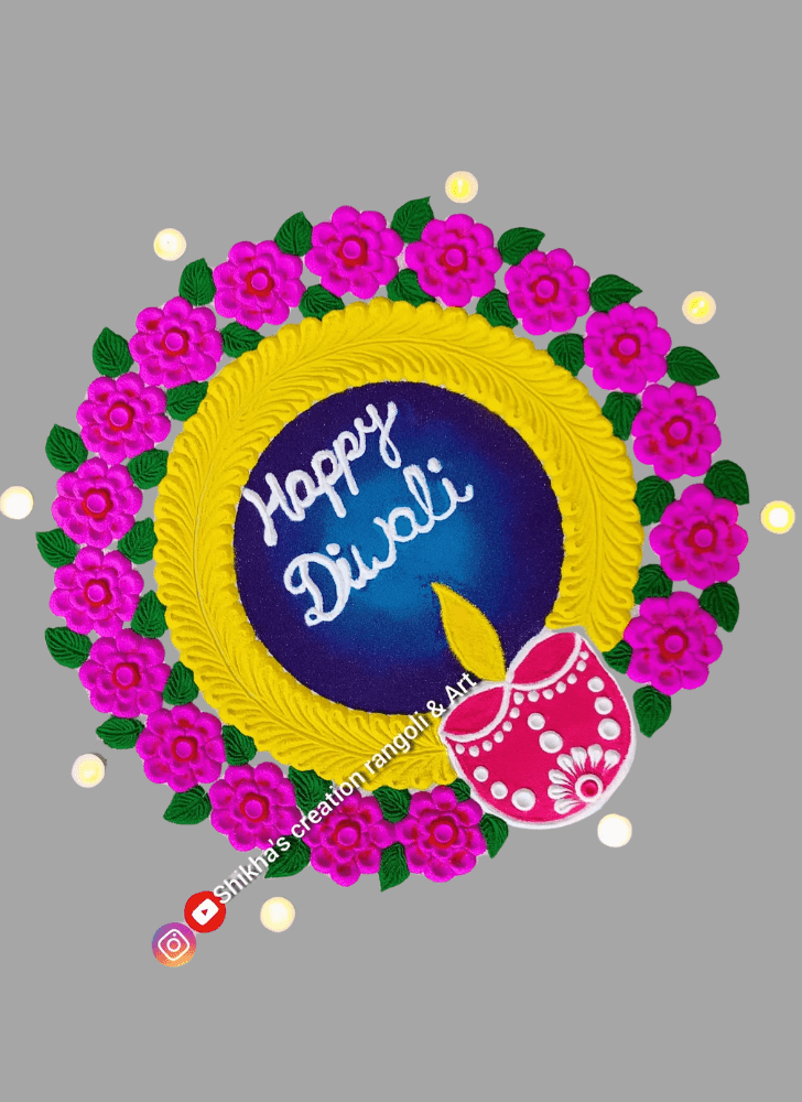 Pretty Tribal Rangoli