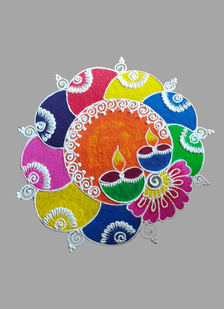 Shapely Tribal Rangoli