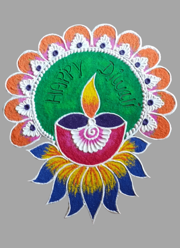 Slightly Tribal Rangoli