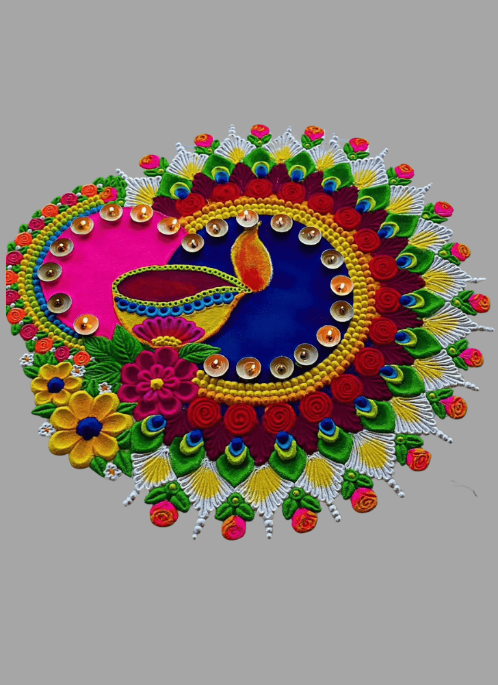 Splendid Tribal Rangoli