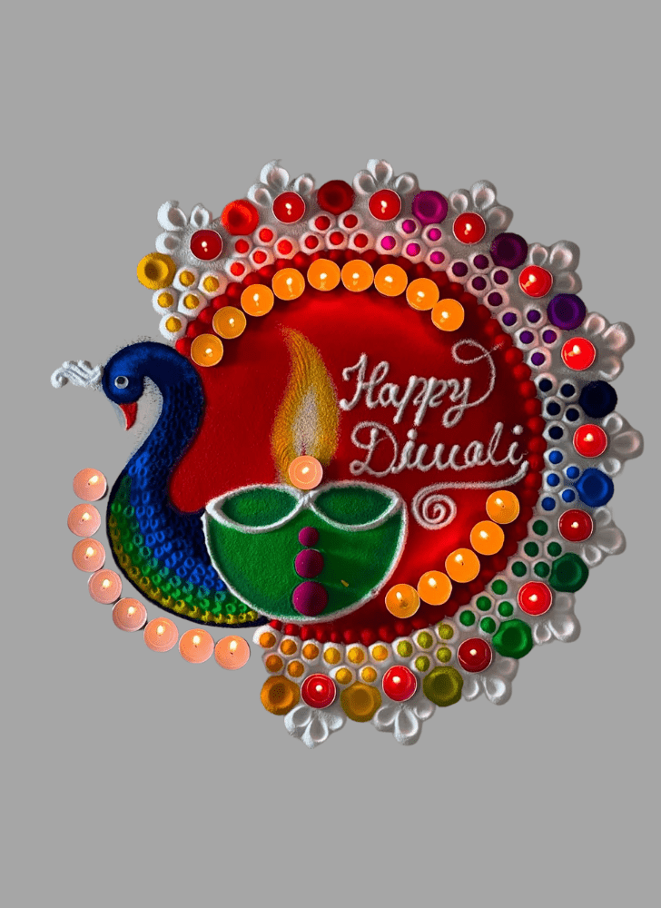 Stunning Tribal Rangoli