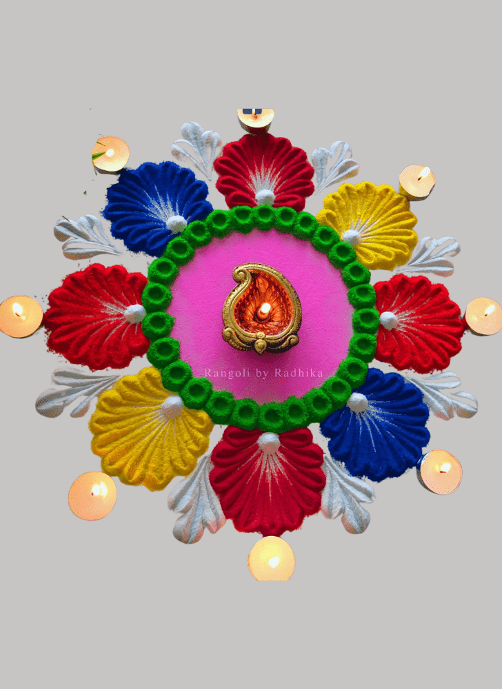 Dazzling Wellness Rangoli
