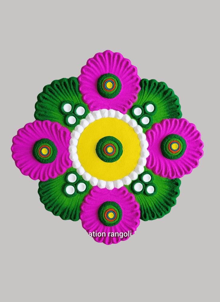 Delightful Wellness Rangoli