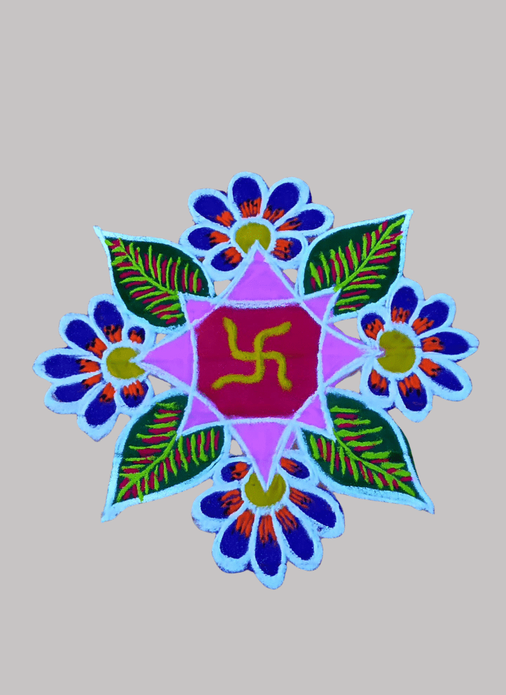 Enthralling Wellness Rangoli