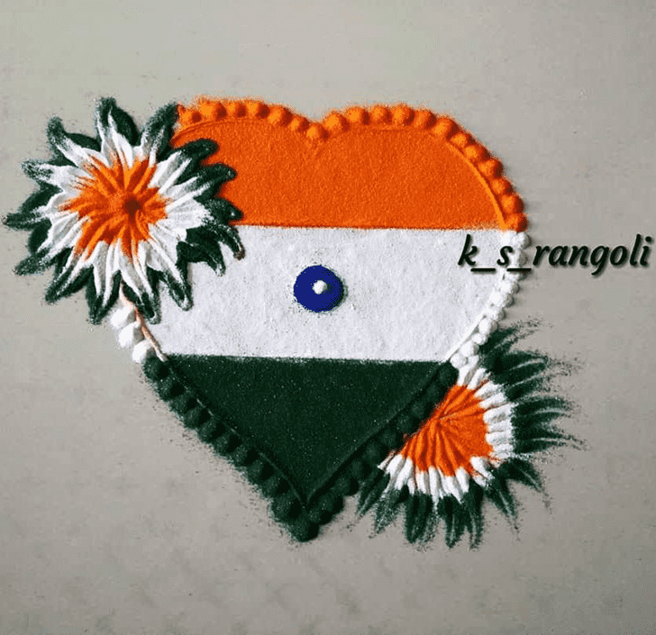 Exquisite 26 January Rangoli