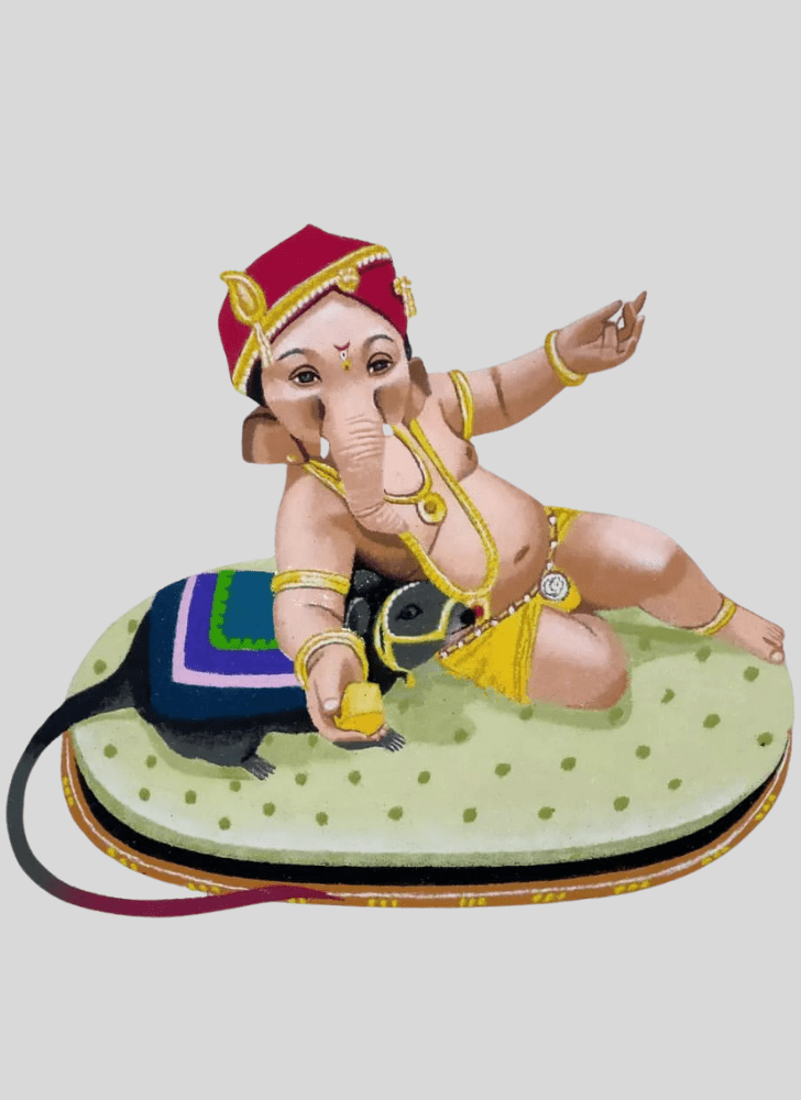 Charming 3D Rangoli