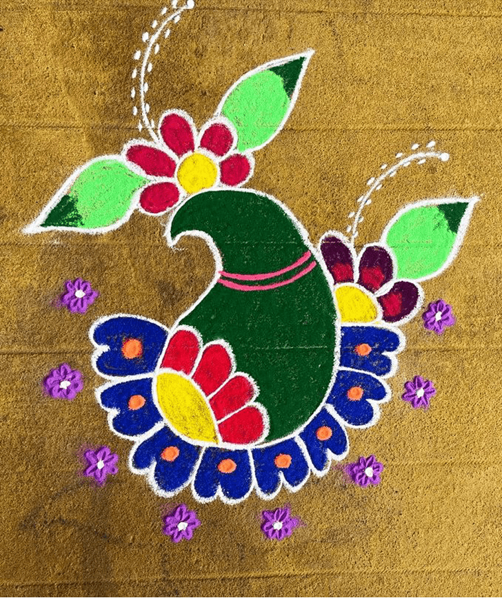 Angelic Abstract Rangoli