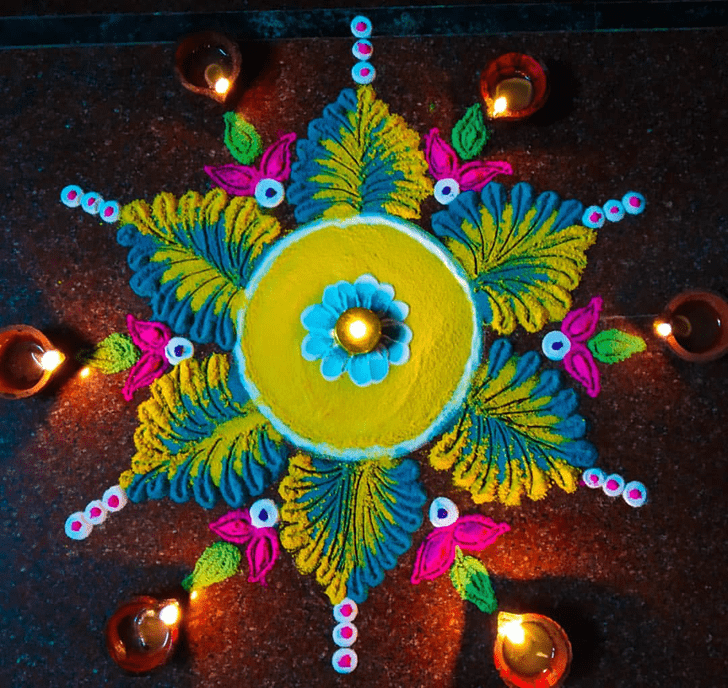 Appealing Abstract Rangoli