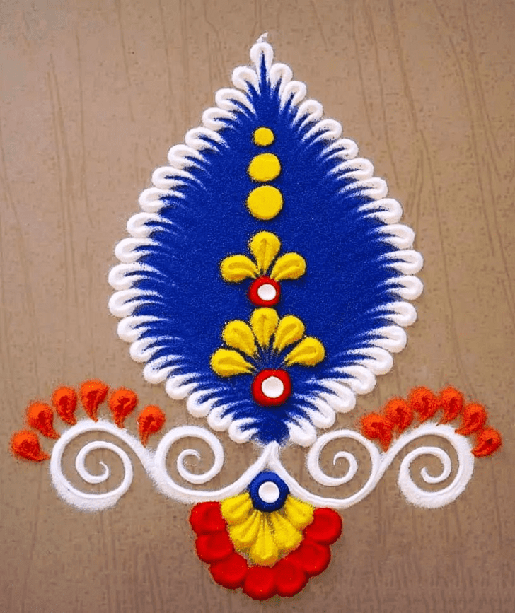 Dazzling Abstract Rangoli