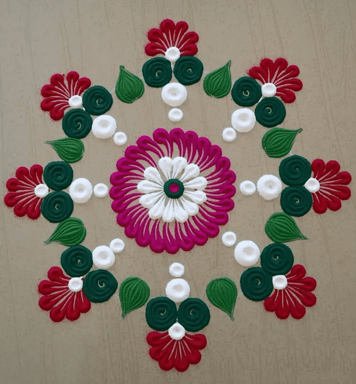 Delightful Abstract Rangoli