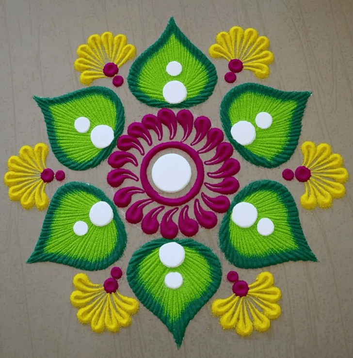 Elegant Abstract Rangoli