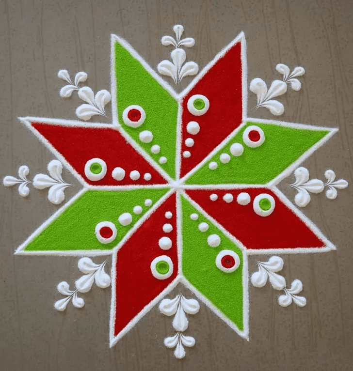 Enthralling Abstract Rangoli