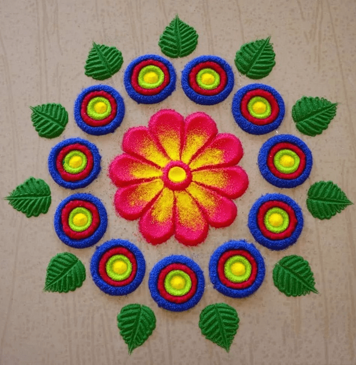 Enticing Abstract Rangoli