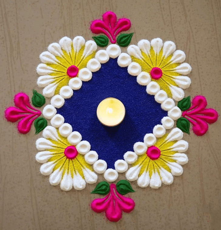 Inviting Abstract Rangoli