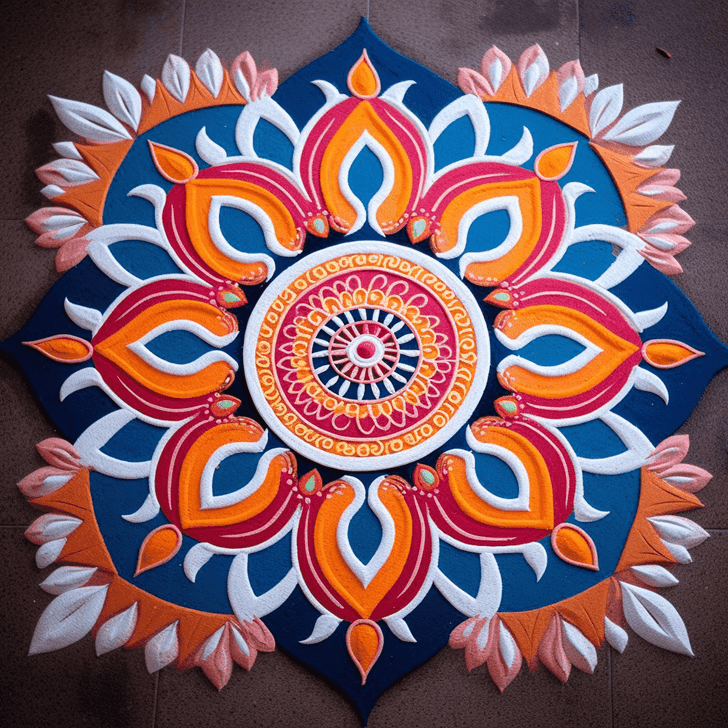 Mesmeric Abstract Rangoli