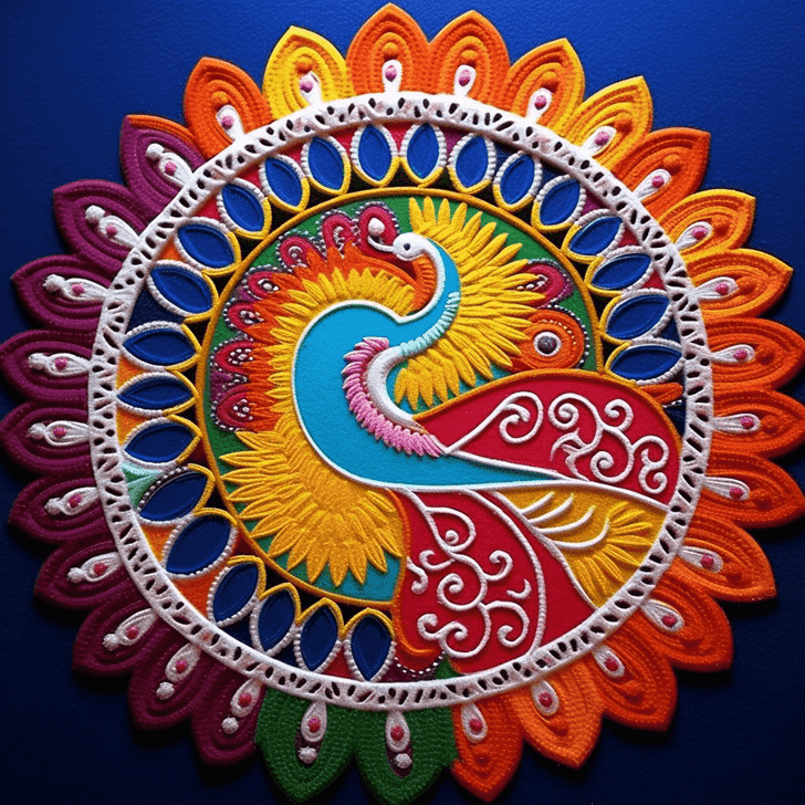 Nice Abstract Rangoli