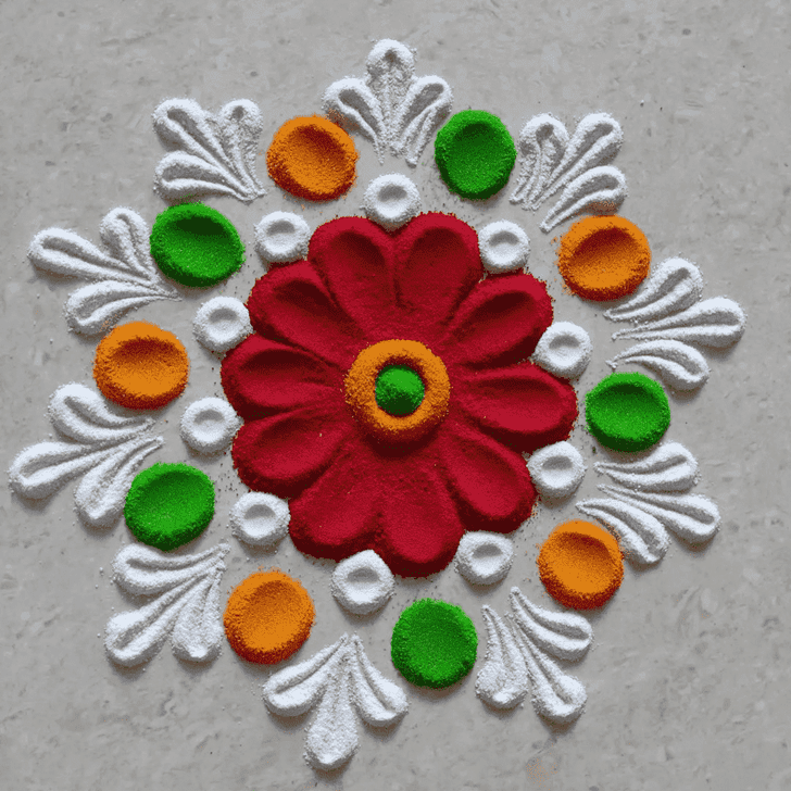 Pleasing Abstract Rangoli