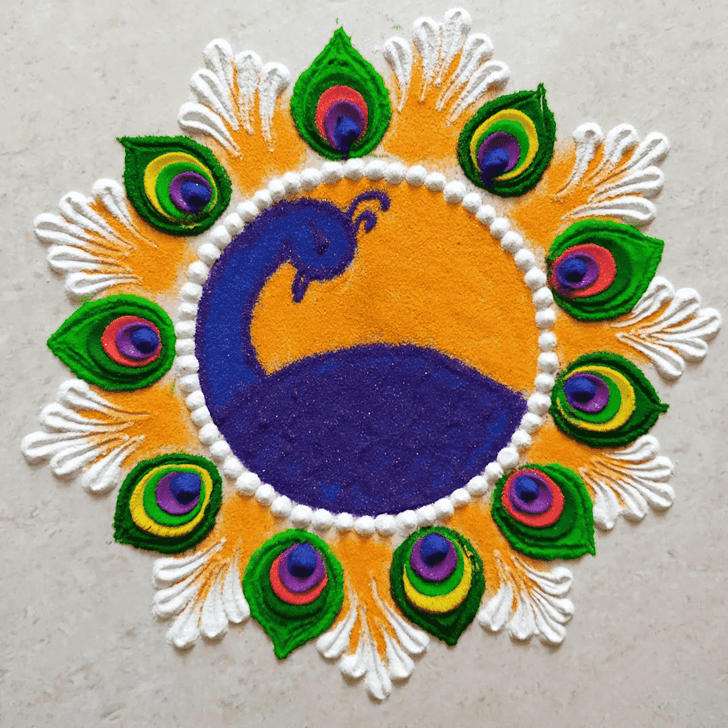 Ravishing Abstract Rangoli