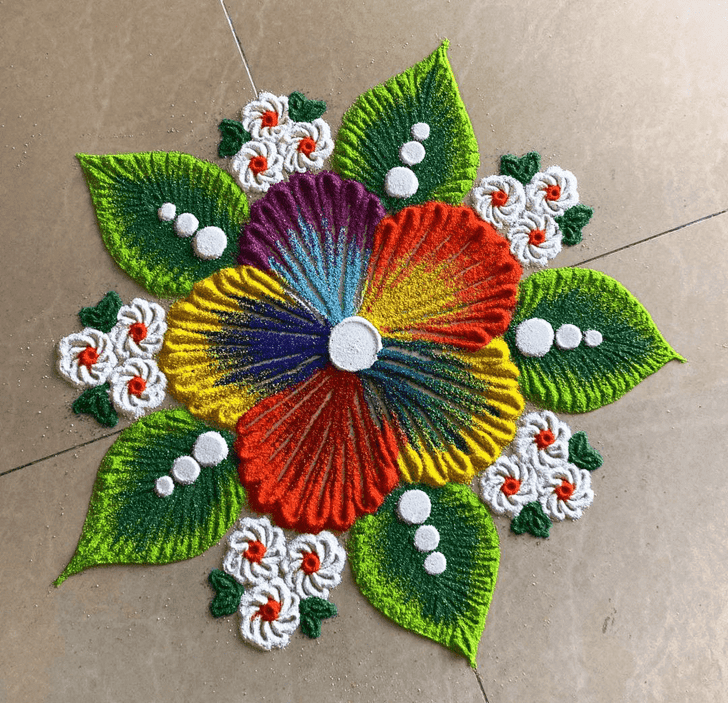 Resplendent Abstract Rangoli