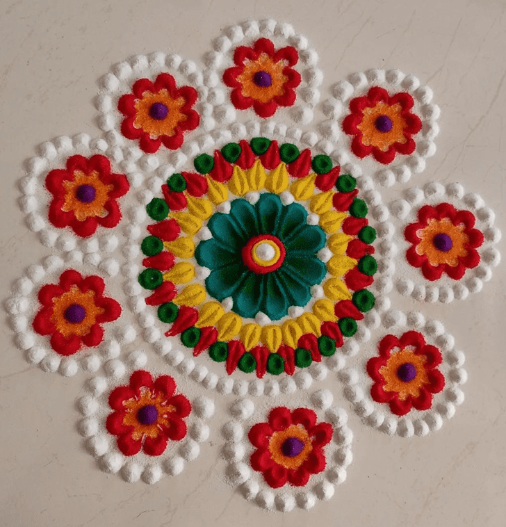 Wonderful Abstract Rangoli Design