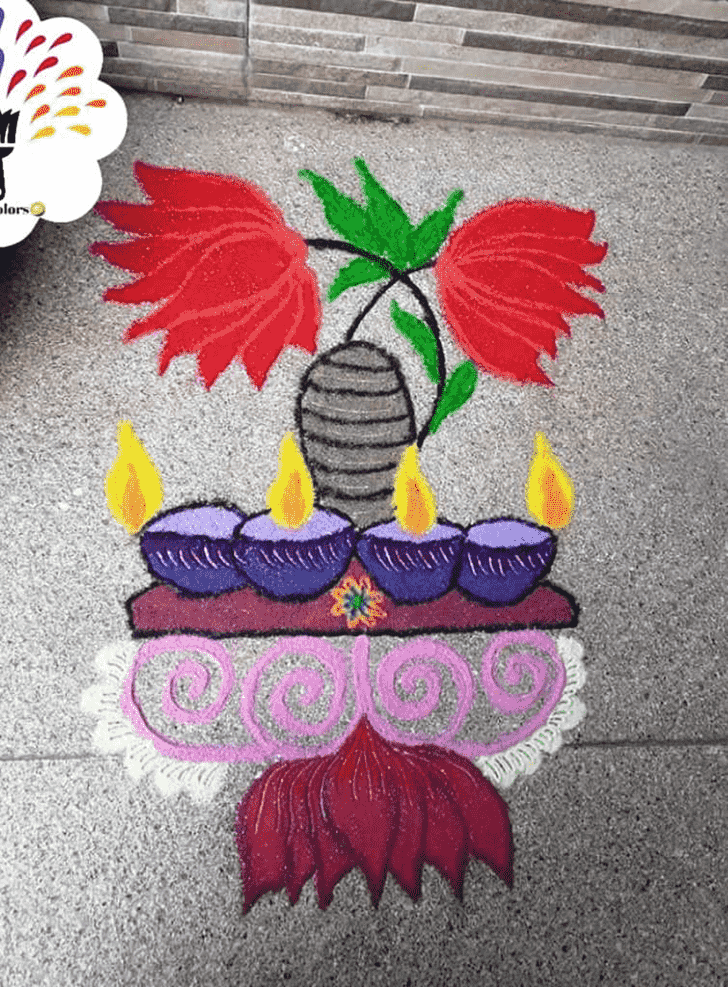 Charming Adorable Rangoli