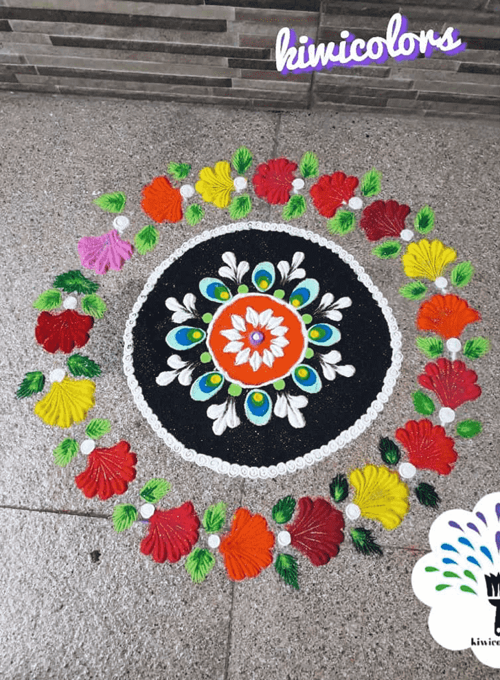 Dazzling Adorable Rangoli