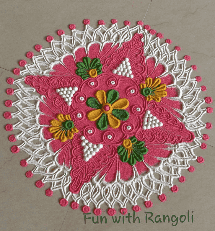 Fascinating Adorable Rangoli