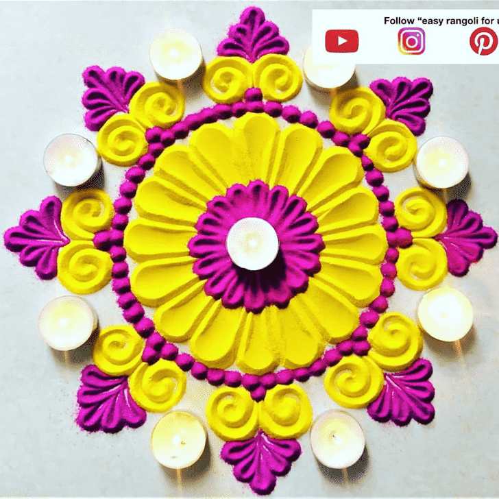 Fine Adorable Rangoli