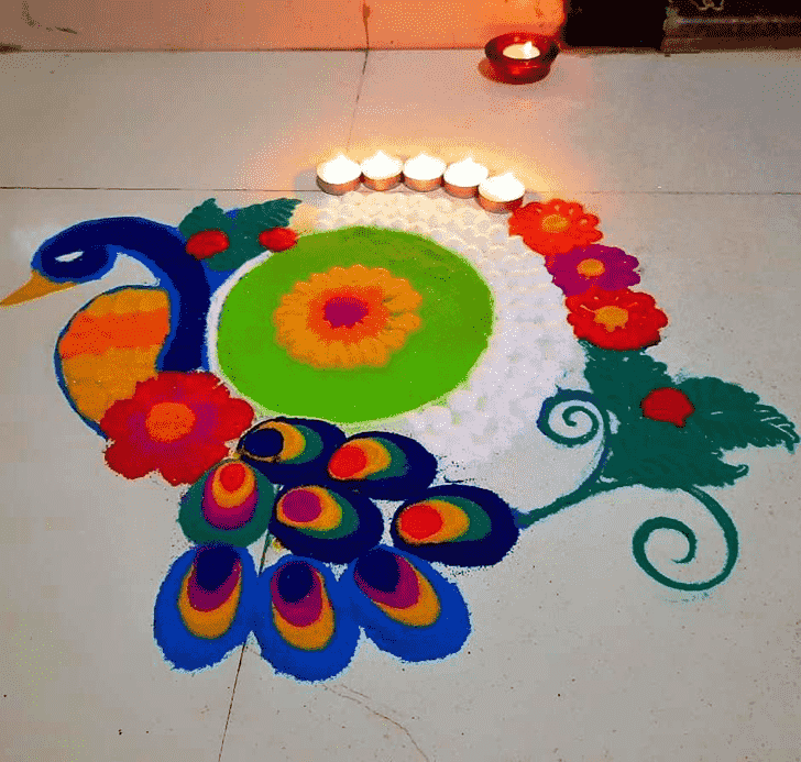 Magnificent Adorable Rangoli