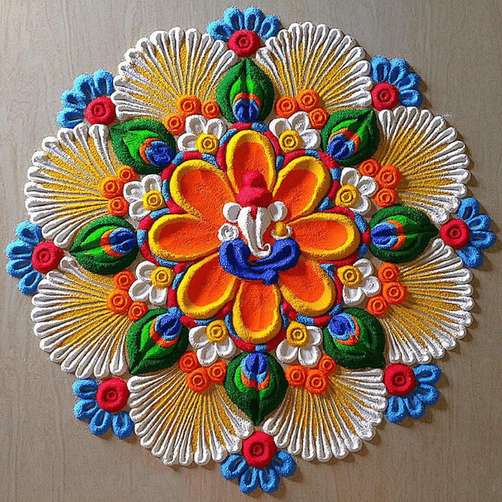 Appealing Advanced Rangoli