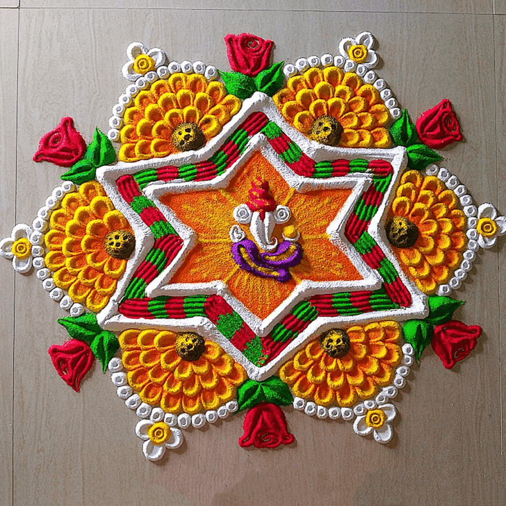 Beauteous Advanced Rangoli