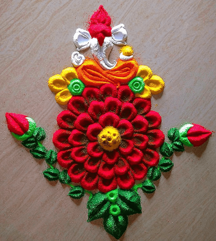 Bewitching Advanced Rangoli