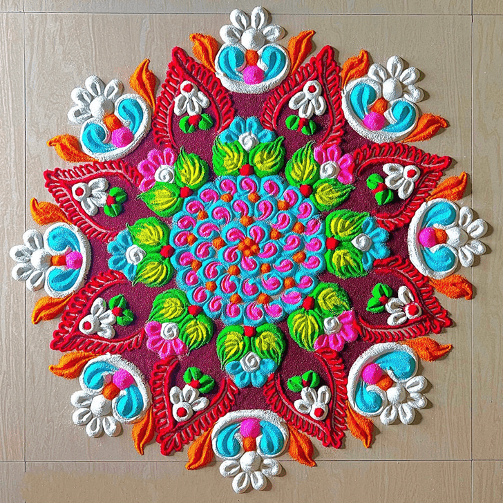 Delightful Advanced Rangoli