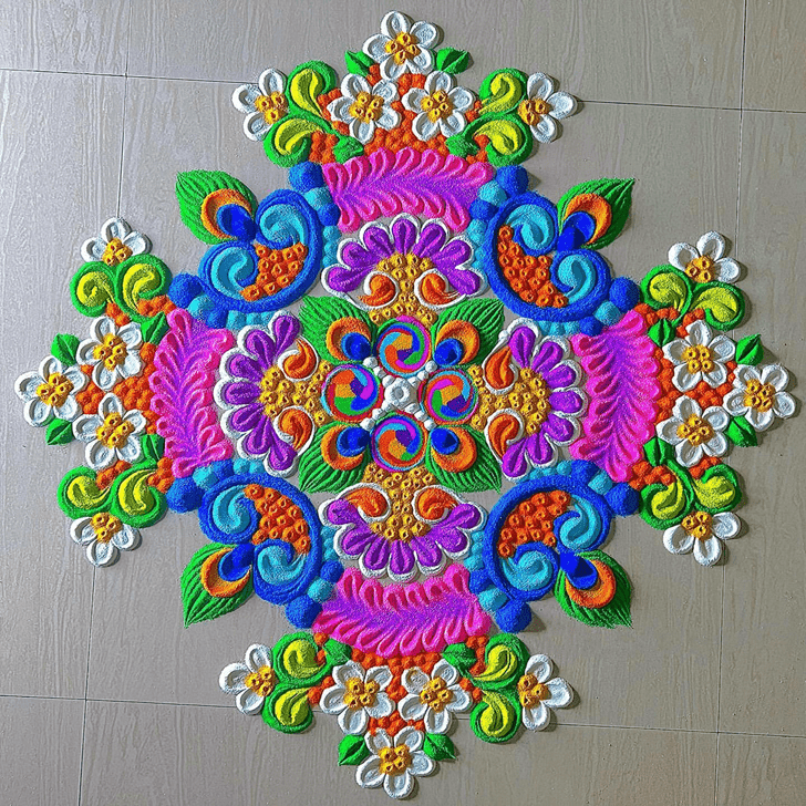 Enthralling Advanced Rangoli