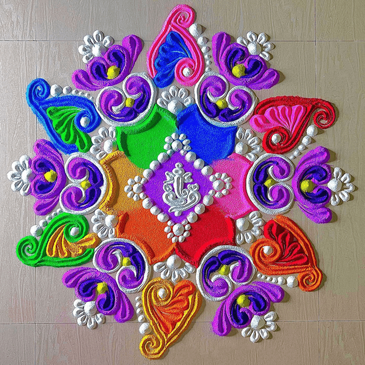 Enticing Advanced Rangoli