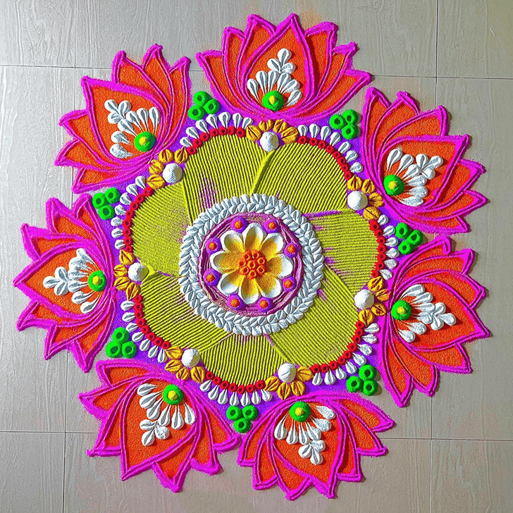 Excellent Advanced Rangoli