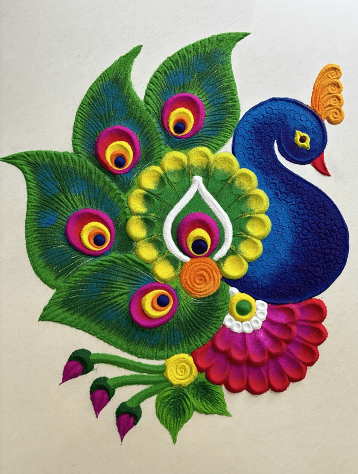 Graceful Advanced Rangoli