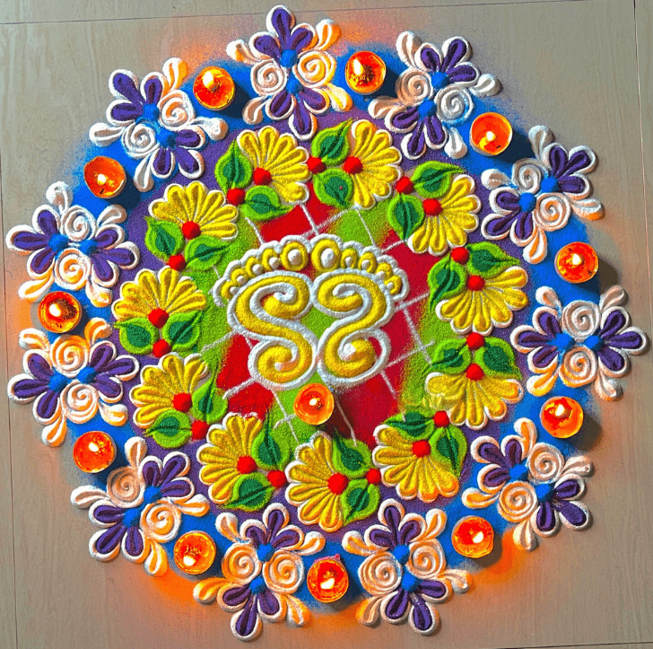 Inviting Advanced Rangoli