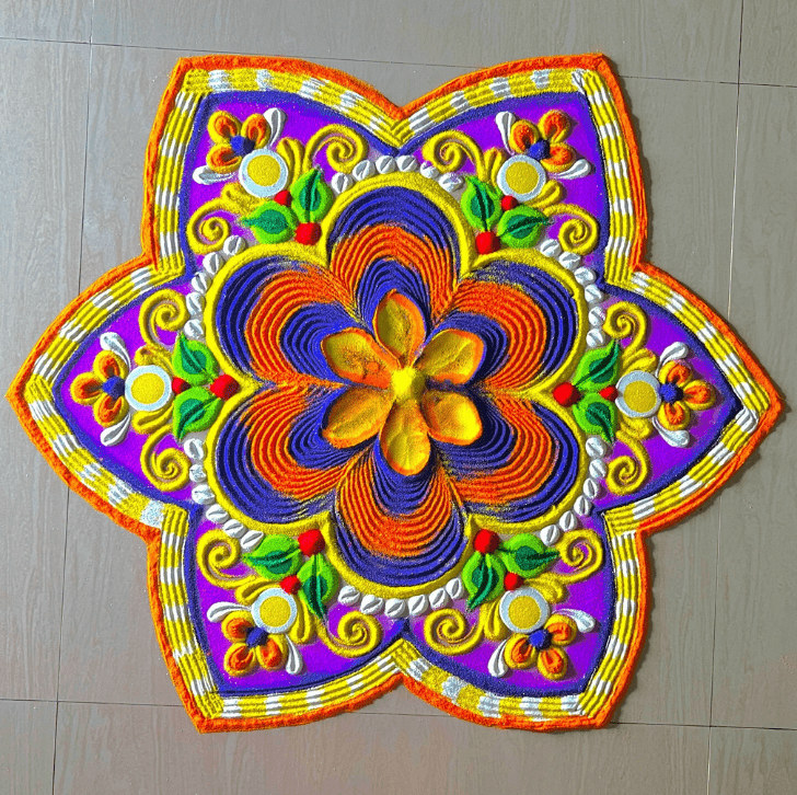 Magnificent Advanced Rangoli