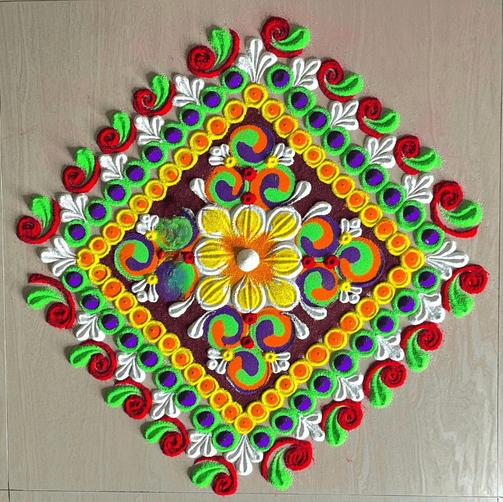 Nice Advanced Rangoli