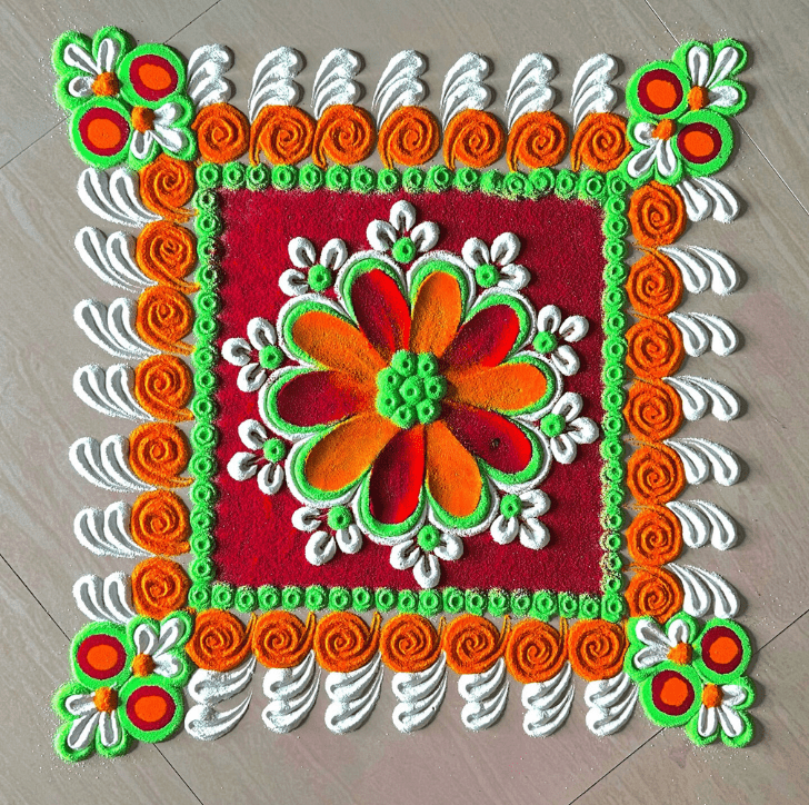 Pleasing Advanced Rangoli