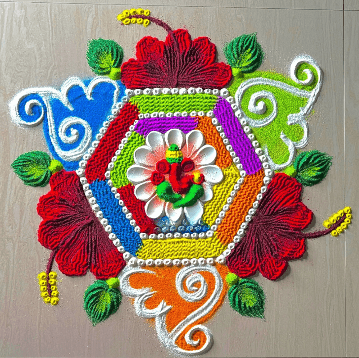 Slightly Advanced Rangoli