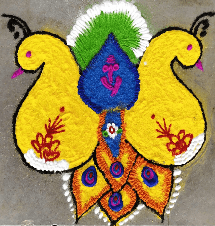 Agrahayana Amavasya Rangoli