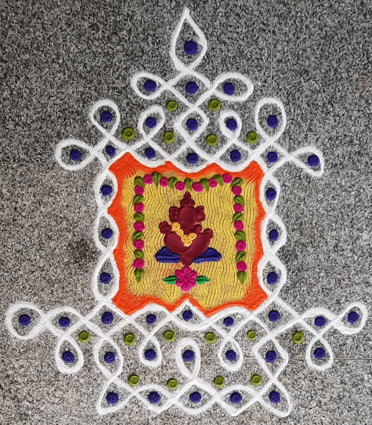 Enthralling Agrahayana Amavasya Rangoli