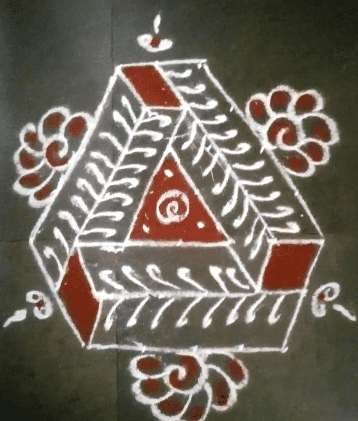 Enticing Agrahayana Amavasya Rangoli